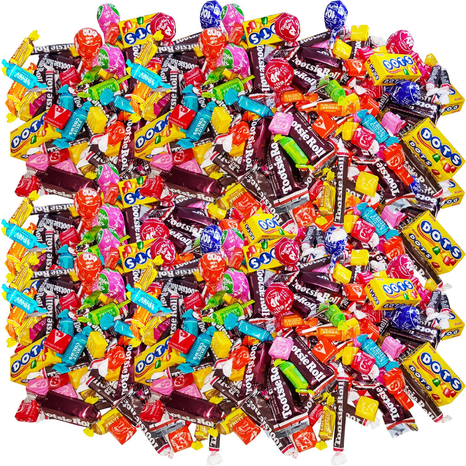 Fruit & Chocolate Candy Mix – Tootsie Roll Fruit Chews, Chocolate Midgees, Starburst, Dots & Pops Variety, 9.5 Lb Bulk Pack, Individually Wrapped (152 Oz) Fruit & Chocolate Candy Mix – Tootsie Roll Fruit Chews, Chocolate Midgees, Starburst, Dots & Pops Variety, 9.5 Lb Bulk Pack, Individually Wrapped (152 Oz)